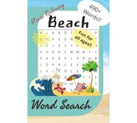 Word Searches with Easy to Read Print about The Beach, Sandy Shores, Ocean Breezes and More │6x9 inches, 110 Pages │50+ Puzzles… Gift for Vacations, Holidays, Free Times