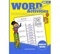 Word Sequences Activities: for Kids Grades 4-6, 100 Fun Word Study Challenges to Boost Spelling, Vocabulary & Reading Skills