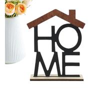 Word Sign Decor, Farmhouse Decoration, Fireplace Table Stand Sign, Home Room Decor, Home Word Sign Decor Farmhouse Table Centerpiece for Living Room, Fireplace, and Home Rooms