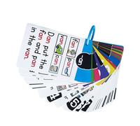 Word Spelling Flashcards Phonics Study Card Vocabulary Building Cards Phonics Teaching Aid for Toddler Preschooler Interactive Language Study Cards