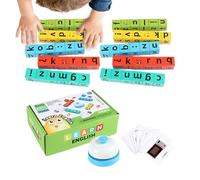 Word Spelling Game - Engaging Letter Recognition Cards, Child-Safe Learning Blocks, Challenging Educational Activity with Fun Word Practice | Spelling Toys for Boy Girl School Home Classroom