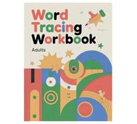 Word Tracing Coloring Book: 100 Pages for Adults Relaxation: Mindful Practice and Creative Lettering for Stress Relief