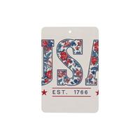 Word Usa With Vintage Floral Pattern Car Air Fresheners 4 Pcs Hanging Scented Cards Fragrance Scented Cards For Car Aromatherapy Tablets