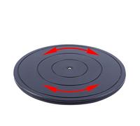 WORDFUN 16in Bonsai Tree Turntable, 360 Degree Rotating Platform, Lazy Susan Plastic Swivel Turntable With Steel Ball Bearings, Rotating Swivel Display Stand, Spray Paint Turntable