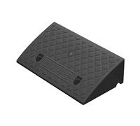 WORDFUN Driveway Curb Ramp, Lightweight Non-Slip Door Step Ramp, Plastic Threshold Ramps Height 7-13cm Shed Ramp, For Driveway, Wheelchairs, Sidewalk, Car, Scooter, Bike, Motorcycle