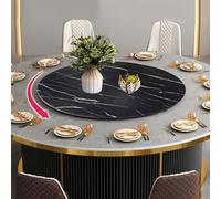 WORDFUN Large Lazy Susan For Dining Table, 360° Wood Serving Tray, Round Serving Plate Tabletop Rotating Tray, Smooth Rotation Swivel Base, For Family Gatherings, Banquets, And Weddings(F,60cm-24in)