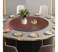 WORDFUN Large Lazy Susan For Dining Table, 360° Wood Serving Tray, Round Serving Plate Tabletop Rotating Tray, Smooth Rotation Swivel Base, For Family Gatherings, Banquets, And Weddings(A,60cm-24in)