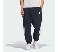 Wording Pack Loose Fit Mesh-Lined Woven Elastic Hem Joggers