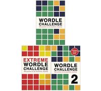 Wordle Puzzle Challenge 3 Books Collection Set by Roland Hall(Wordle Challenge, Extreme Wordle Challenge & Wordle Challenge 2)(1500 Puzzles)