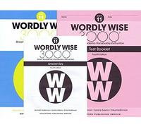 Wordly Wise 3000 Fourth Edition Student Edition + Test Booklet + Answer Key Set Grade 11