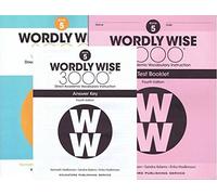 Wordly Wise 3000 Fourth Edition Student Edition + Test Booklet Set Grade 5