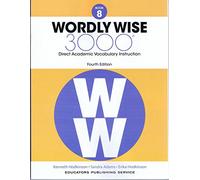 Wordly Wise, Book 8: 3000 Direct Academic Vocabulary Instruction