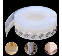 wordmouk 10 m Silicone Seal Door Strip Bottom Weather Stripping Window Sealing Strip Draught Excluder Tape for House Door Waterproof, Windproof, Dust Proof, Soundproof, Insects Proof, 35 mm