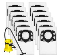 wordmouk 12 Pack Vacuum Bags Fleece Filter Hoover Bags for KFI 357