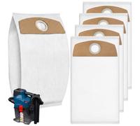wordmouk 5 Pack Vacuum Bags for Bosch Professional GAS18V-6LS Dust Bag | Replacement Fleece Filter Bag Tear-Resistant Robust Hoover Bags for Bosch PRO GAS18V-6LS System Cordless Vacuum Cleaner