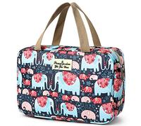 wordmouk Toiletry Bag, Portable Large Capacity Cosmetic Makeup Bag, Toiletry Bag Makeup Organizer, Waterproof Hanging Makeup Storage Bag for Women Girls, Elephant, 30cm*13cm*20cm