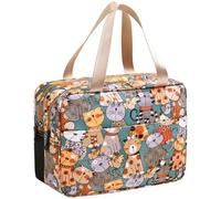 wordmouk Toiletry Bag Wet and Dry Separation Double-Layer Large Cosmetic Bag Travel Makeup Bag Water-Resistant Hanging Toiletry Wash Bags Toiletries Organizer Toilet Bags for Swimming Gym Trip