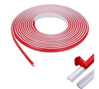 wordmouk TPE Quadrant Trim 9.84Feet/ 3Meters Flexible Molding Self Adhesive Triangular Edging Strip Corner Wall Ceilings Decor Waterproof Peel and Stick White, 3m,9.84ft (YJX-12x9mm-3M)