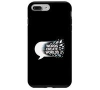 Words Create Worlds Creativity Quote Case for iPhone 7 Plus/8 Plus