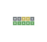 Words Diary (Light Version PLUS): Log Your Daily World Puzzles. 200 Possible Entries!