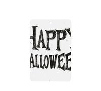Words Happy Halloween Car Air Fresheners 4 Pcs Hanging Scented Cards Fragrance Scented Cards For Car Aromatherapy Tablets