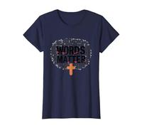 Words Matter Anti Bullying Empathy Love Respect Kindness T-Shirt, Women, Navy, M