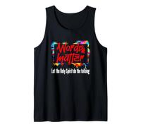 Words Matter Let The Holy Spirit Talk Tank Top
