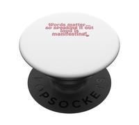Words matter... so speaking it out loud is manifesting! PopSockets Adhesive PopGrip