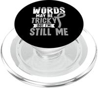 Words May Be Tricky - Aphasia Communication Disorder PopSockets PopGrip for MagSafe