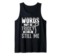 Words May Be Tricky - Aphasia Communication Disorder Tank Top