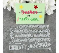 Words Metal Die Cuts, Cutting Dies for Card Making