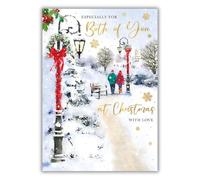 Words 'n' Wishes Both of you Christmas Card (Couple Walking)