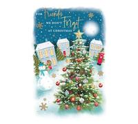 WORDS 'N' WISHES Christmas Card for Friends We Don't Forget | Xmas Greeting
