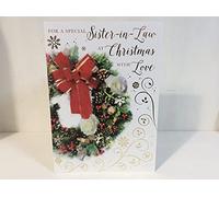 Words 'n' Wishes Christmas Card - 'Sister-in-Law at Christmas' Lovely Card