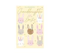 Words 'n' Wishes Easter Card for a Lovely Granddaughter, Granddaughter Easter Card, 21.7 x 14.4 cms, FSC Certified