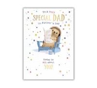 Words 'n' Wishes Father's Day Card for Dad, Sentimental Card for Father's Day, 23.5 x 16.5 cm,