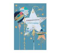 Words 'n' Wishes Father's Day Card for Dad, Sentimental Card for Father's Day, 23.5 x 16.5 cm,