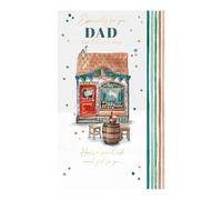 Words 'n' Wishes Father's Day Card for Dad, Sentimental Card for Father's Day, 23.5 x 16.5 cm,
