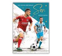Words n Wishes Son Birthday Card - Football Match