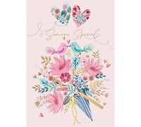 Words 'n' Wishes Traditional Someone Special Birthday Card, Birthday Card Special Someone, Multi-Coloured 23.5 x 16.5 cms