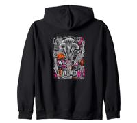 Words Of Eternity Gothic Poetry Literature Zip Hoodie