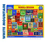 White Mountain Jigsaw Puzzle – Words of Wisdom – 1000 Piece