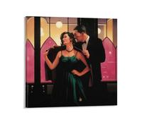 Words Of Wisdom by jack_vettriano Wall Art Prints Poster Wall Art Poster Scroll Canvas Painting Picture Living Room Decor Home 16x16inch(40x40cm)