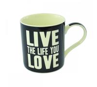 Words of Wisdom Mug - LIVE THE LIFE YOU LOVE - Gift Boxed (LP32880)