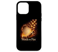 Words on Fire Burning Scroll Birds Fantasy Writer Poet Case for iPhone 12 mini