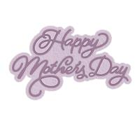 Words Phrases Happy Mother's Day Cutting Dies Alphabet Letters Metal Cutting Dies for DIY Decorative Embossing Photo Album Card Making, Scrapbooking Supplies