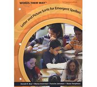 Words Their Way Letter and Picture Sorts for Emergent Spellers (Words Their Way Series)