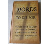 Words to Die for