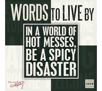 Words to Live by 2026 Wall Calendar, Primitives by Kathy, 16-Month Inspirational Quotes Calendar, 12" x 12", Monthly Planner with Large Grids, Rustic Farmhouse Decor, Daily Motivation