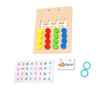Words to match in Wooden Educational 2 in 1 interactive